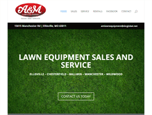 Tablet Screenshot of amlawnequipment.com